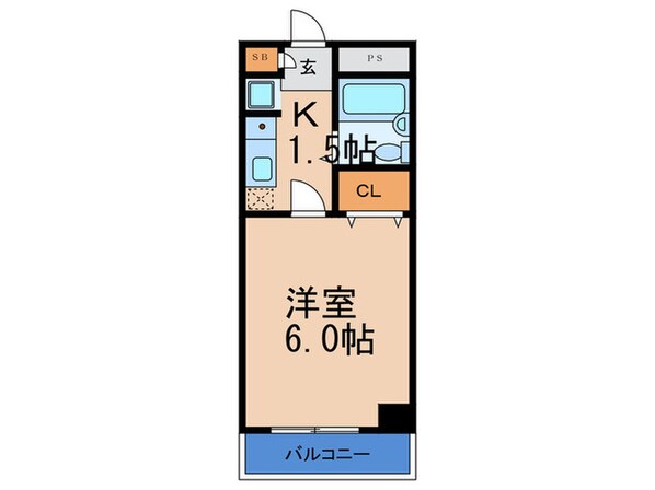 サンライズ野田阪神の物件間取画像